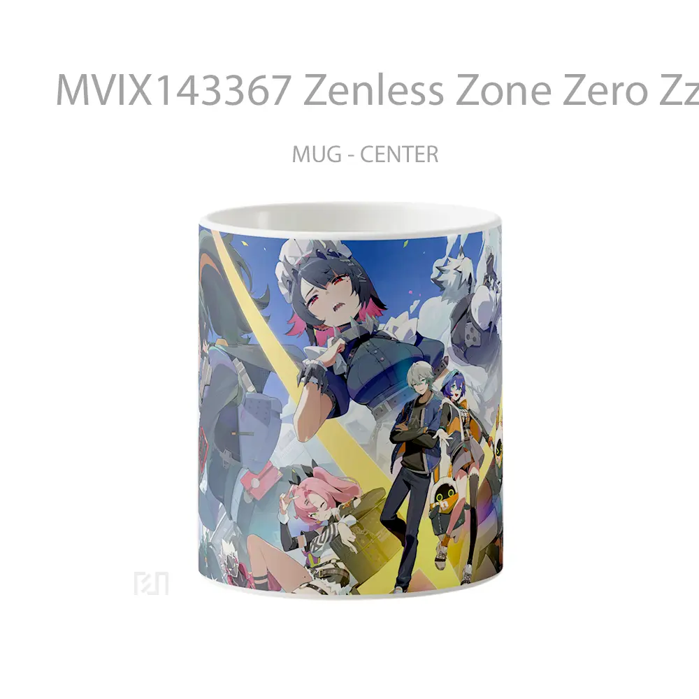 Mug Zenless Zone Zero Zzz Characters Gelas Keramik Unik