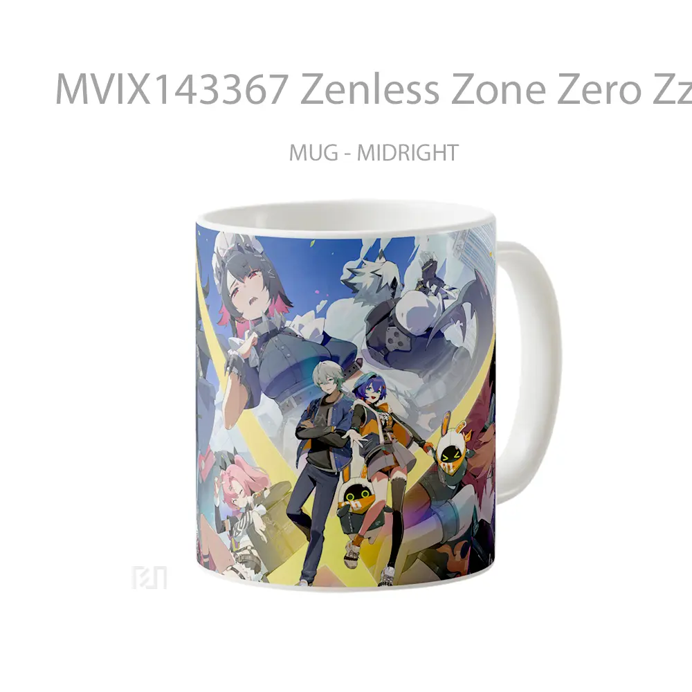 Mug Zenless Zone Zero Zzz Characters Gelas Keramik Unik - All-side / Desain