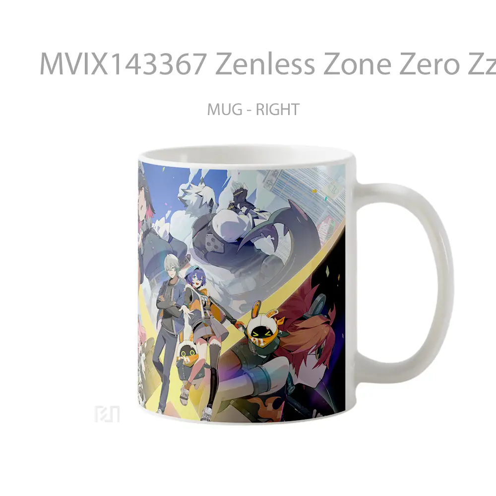 Mug Zenless Zone Zero Zzz Characters Gelas Keramik Unik - All-side / Desain