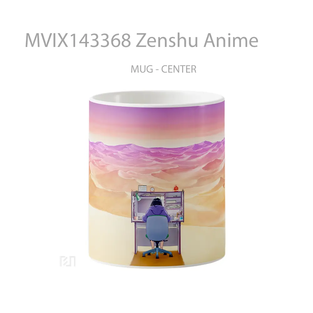 Mug Zenshu Anime Cangkir Anime