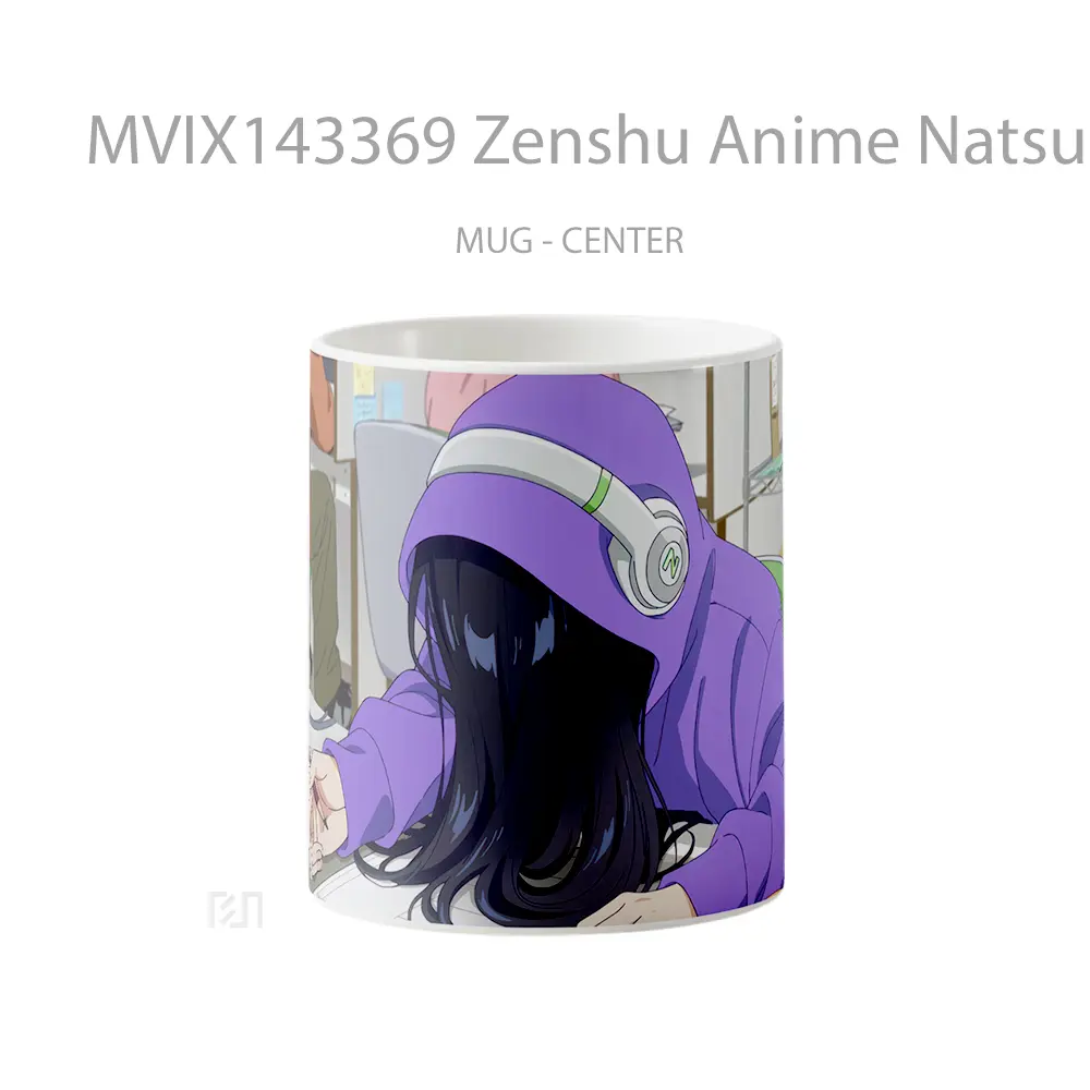 Mug Zenshu Anime Natsuko Cangkir Anime