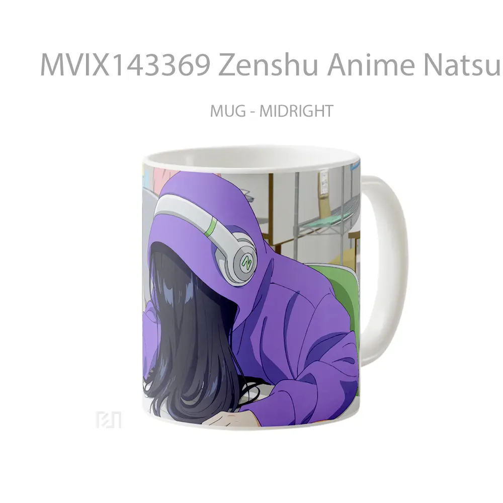 Mug Zenshu Anime Natsuko Cangkir Anime - All-side / Desain