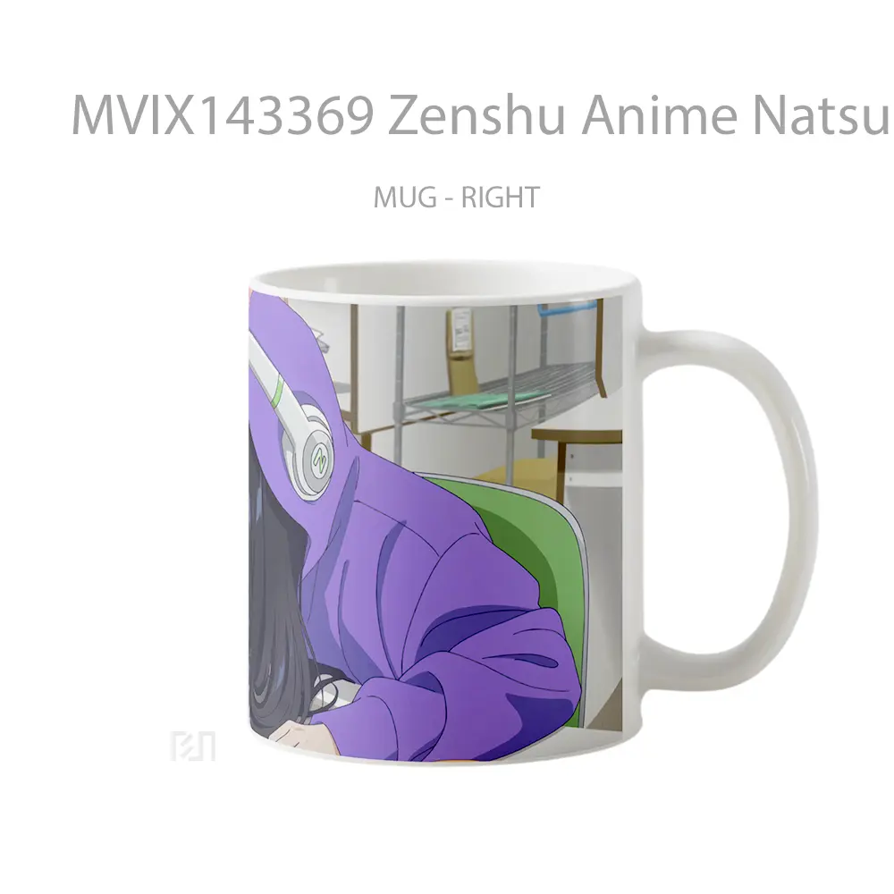 Mug Zenshu Anime Natsuko Cangkir Anime - All-side / Desain
