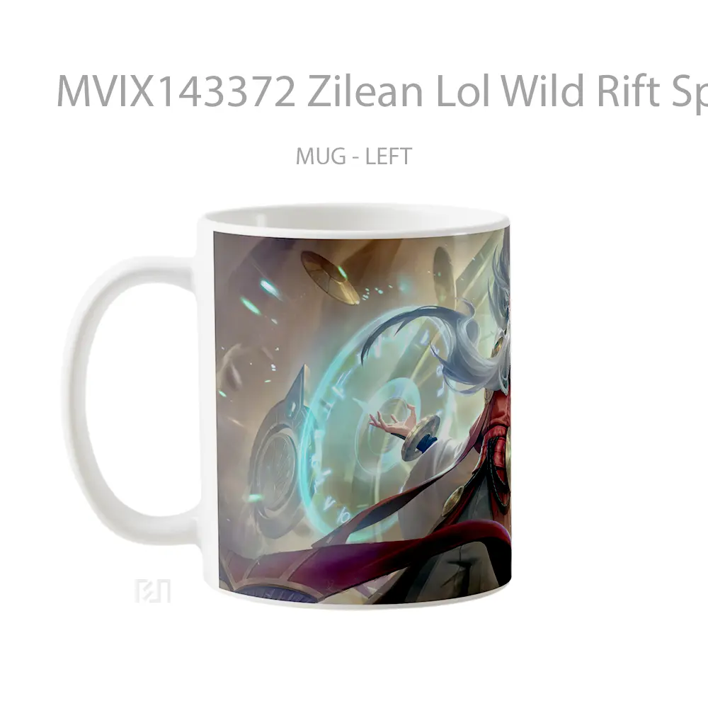 Mug Zilean Lol Wild Rift Splash Art Cangkir Gamer - All-side / Desain