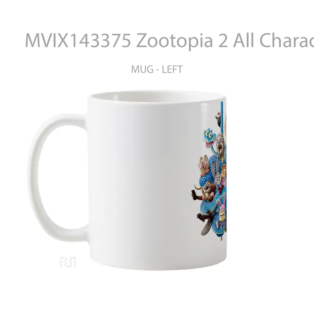Mug Zootopia 2 All Characters Gelas Keramik Unik - All-side / Desain
