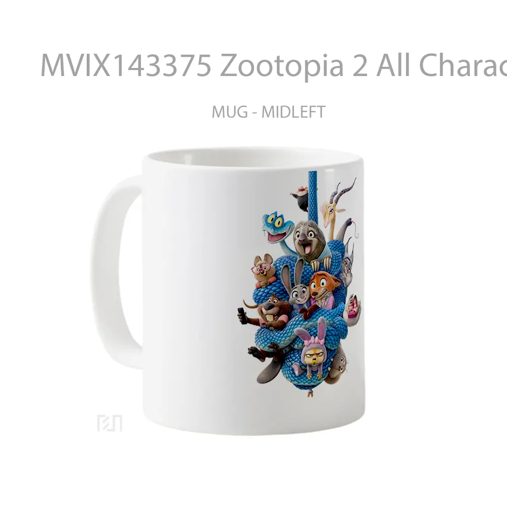 Mug Zootopia 2 All Characters Gelas Keramik Unik - All-side / Desain