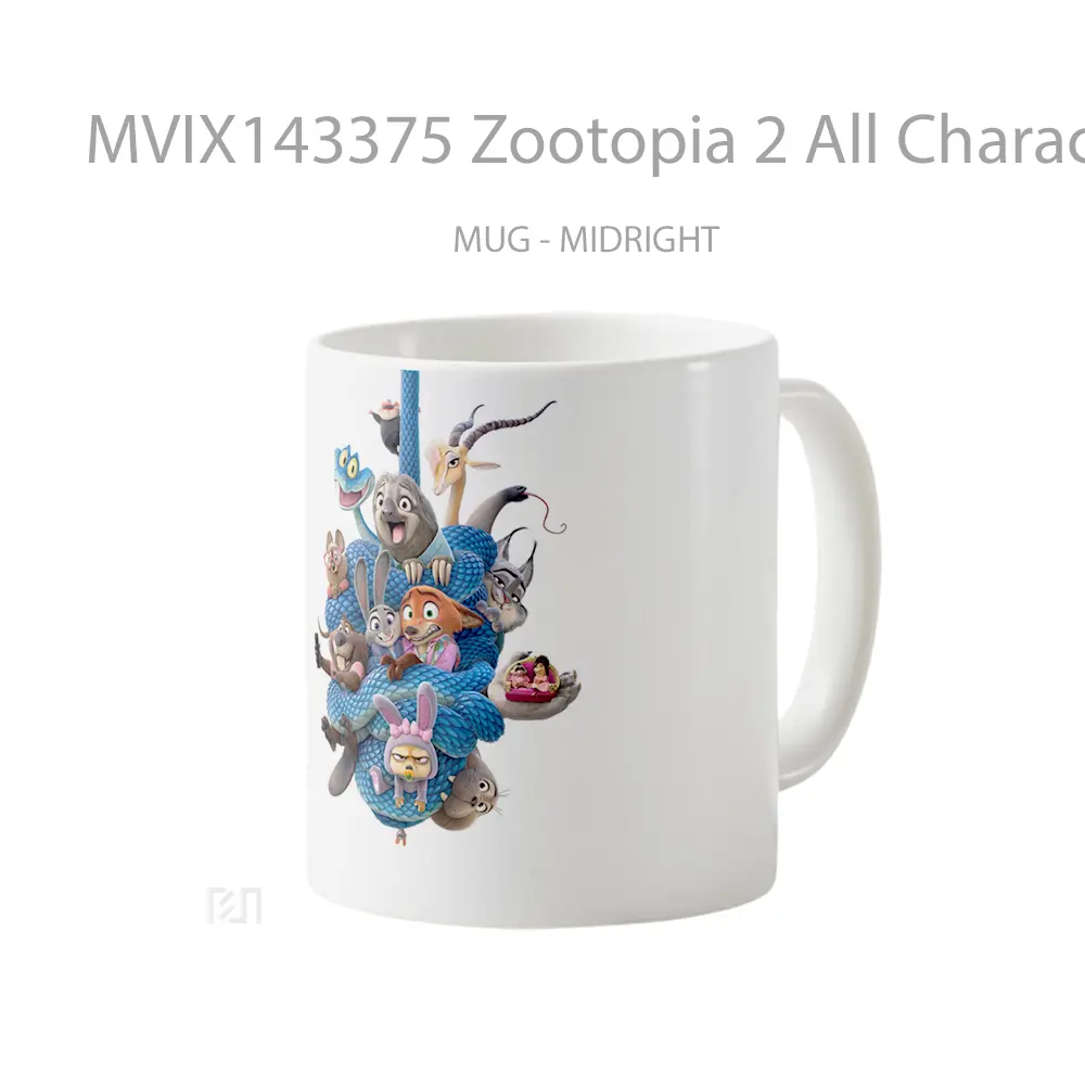 Mug Zootopia 2 All Characters Gelas Keramik Unik - All-side / Desain
