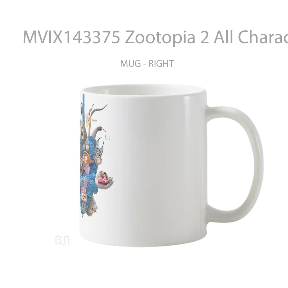 Mug Zootopia 2 All Characters Gelas Keramik Unik - All-side / Desain