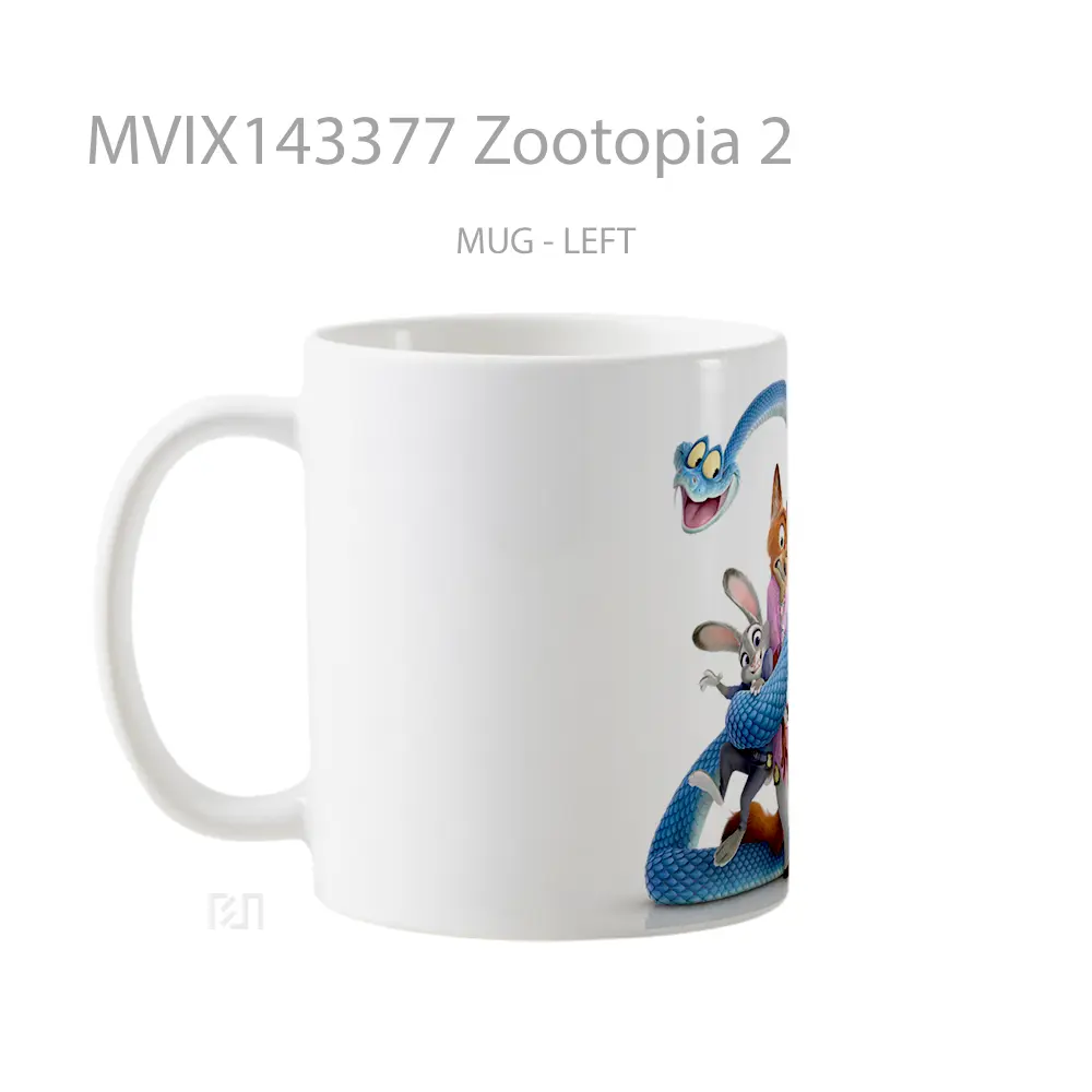 Mug Zootopia 2 Gelas Keramik Unik - All-side / Desain