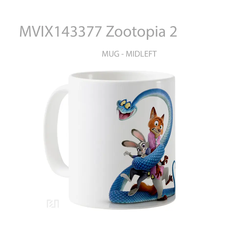 Mug Zootopia 2 Gelas Keramik Unik - All-side / Desain