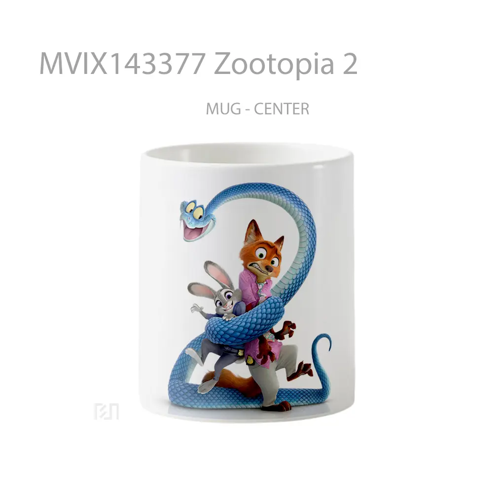 Mug Zootopia 2 Gelas Keramik Unik