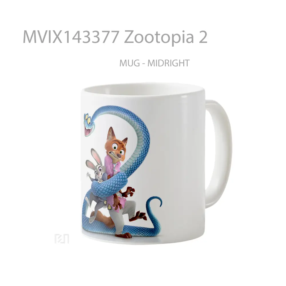 Mug Zootopia 2 Gelas Keramik Unik - All-side / Desain