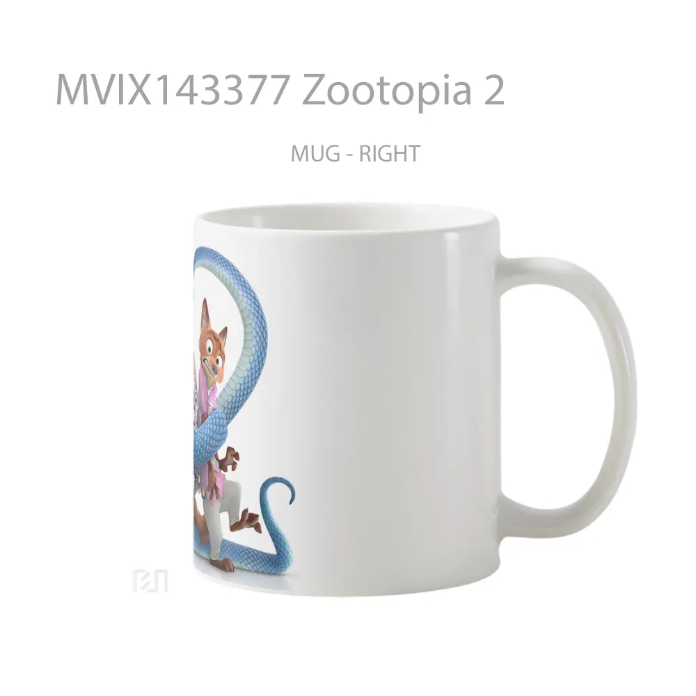 Mug Zootopia 2 Gelas Keramik Unik - All-side / Desain