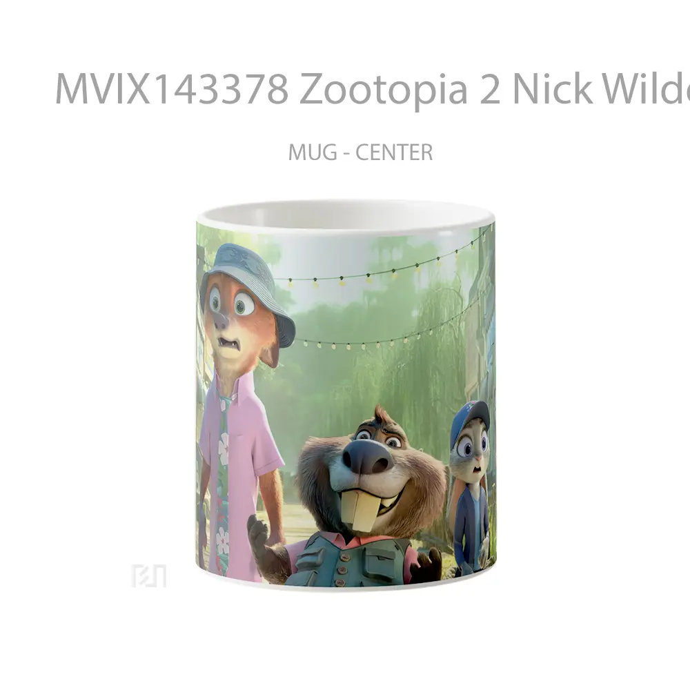 Mug Zootopia 2 Nick Wilde Judy Hopps Gelas Keramik Unik