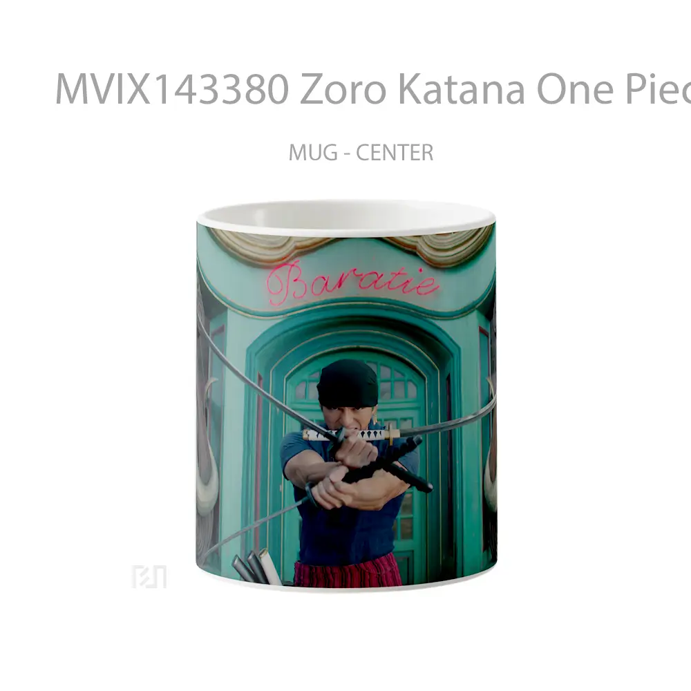 Mug Zoro Katana One Piece Netflix Cangkir Anime