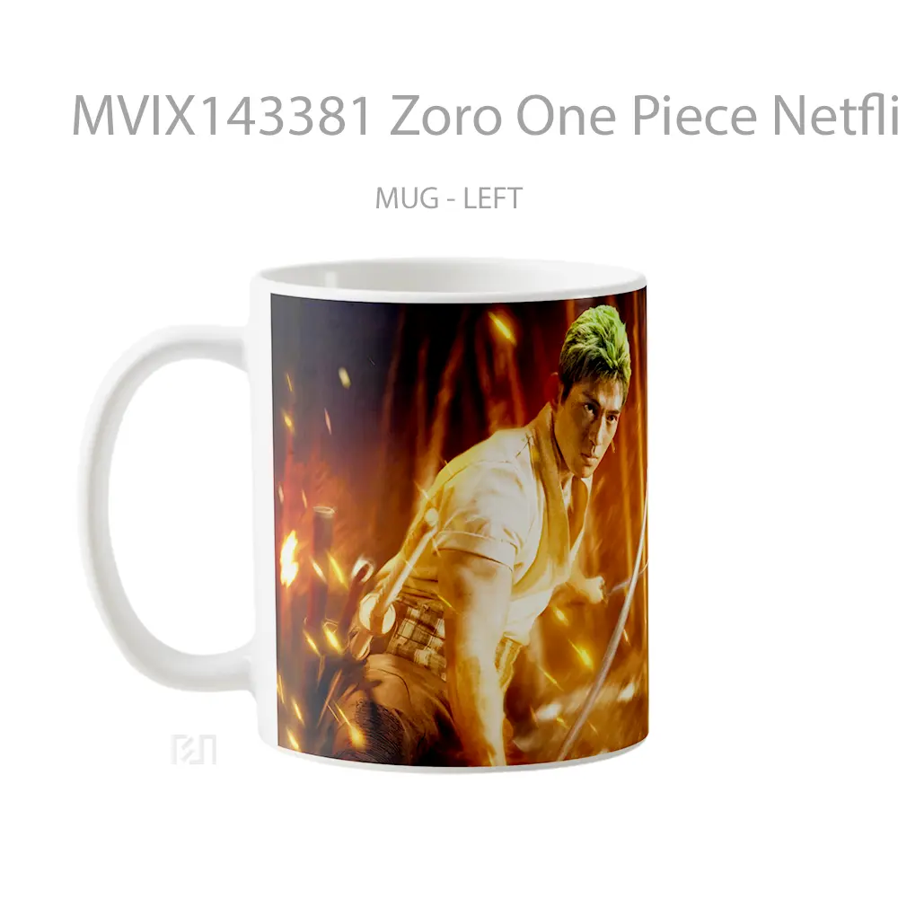 Mug Zoro One Piece Netflix Cangkir Anime - All-side / Desain