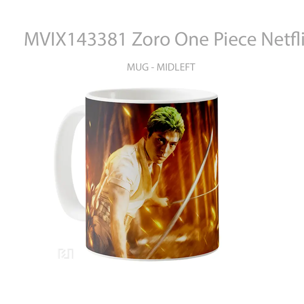 Mug Zoro One Piece Netflix Cangkir Anime - All-side / Desain