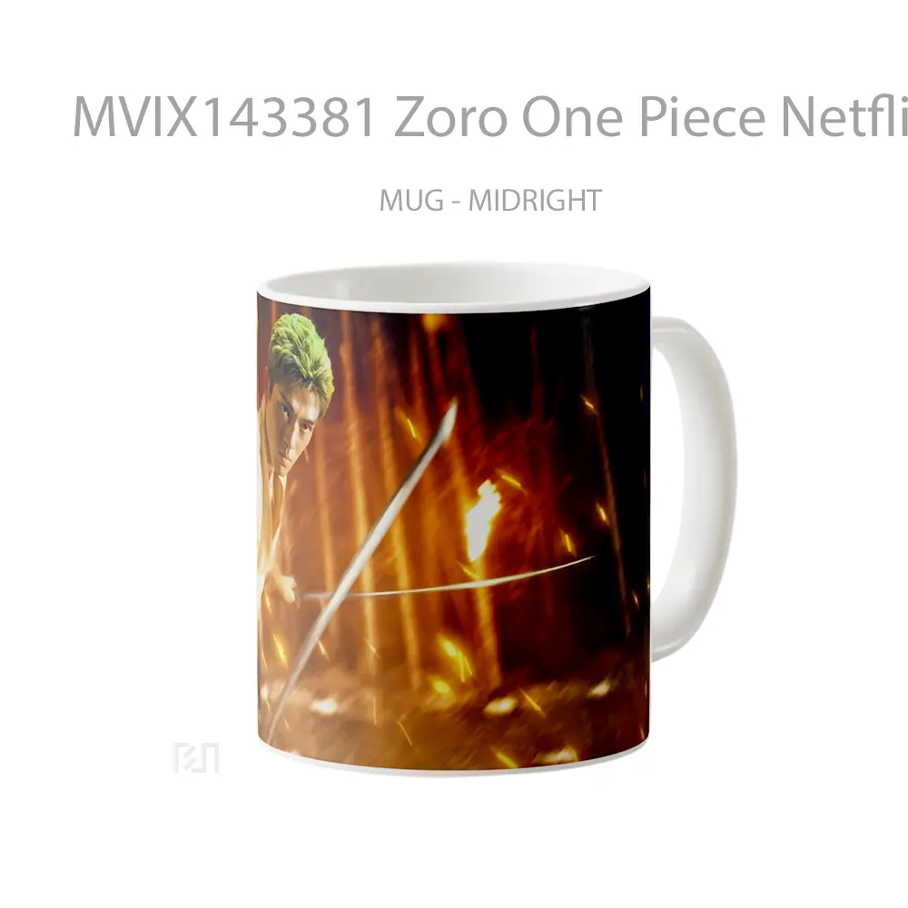 Mug Zoro One Piece Netflix Cangkir Anime - All-side / Desain