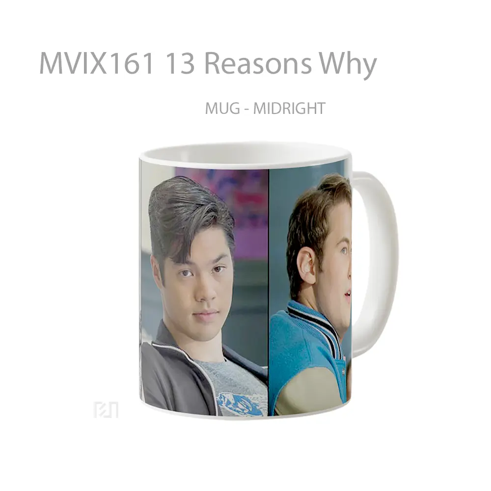 Mug 13 Reasons Why Full Wrap Lanscape - All-side / Desain
