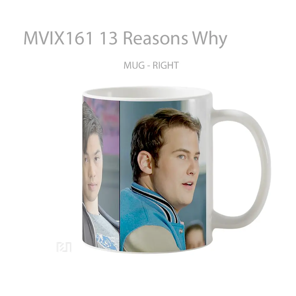 Mug 13 Reasons Why Full Wrap Lanscape - All-side / Desain