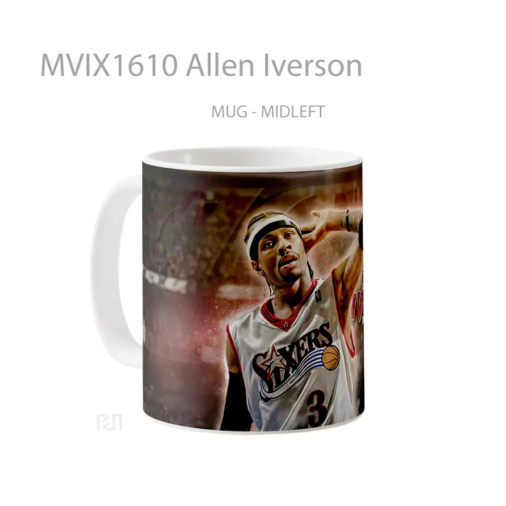 Mug Allen Iverson Full Wrap Lanscape - All-side / Desain