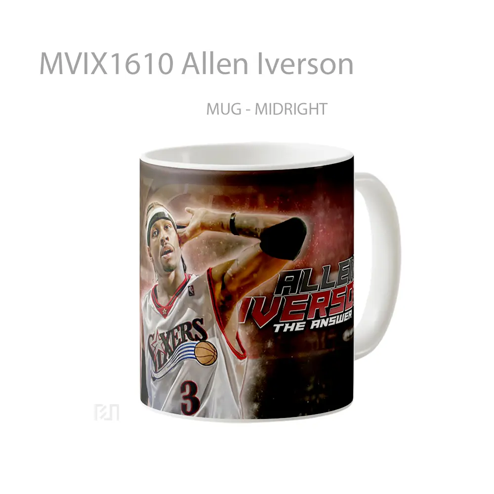 Mug Allen Iverson Full Wrap Lanscape - All-side / Desain