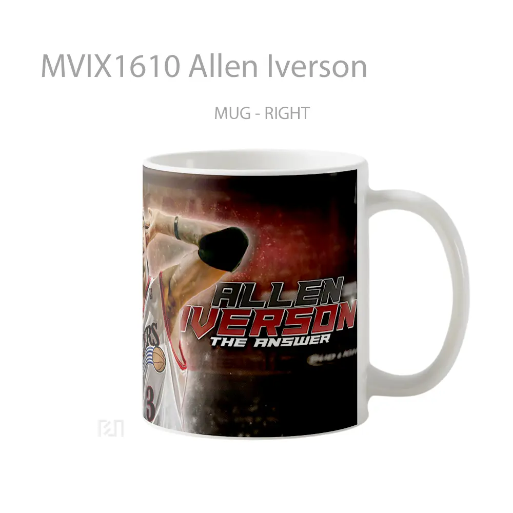 Mug Allen Iverson Full Wrap Lanscape - All-side / Desain