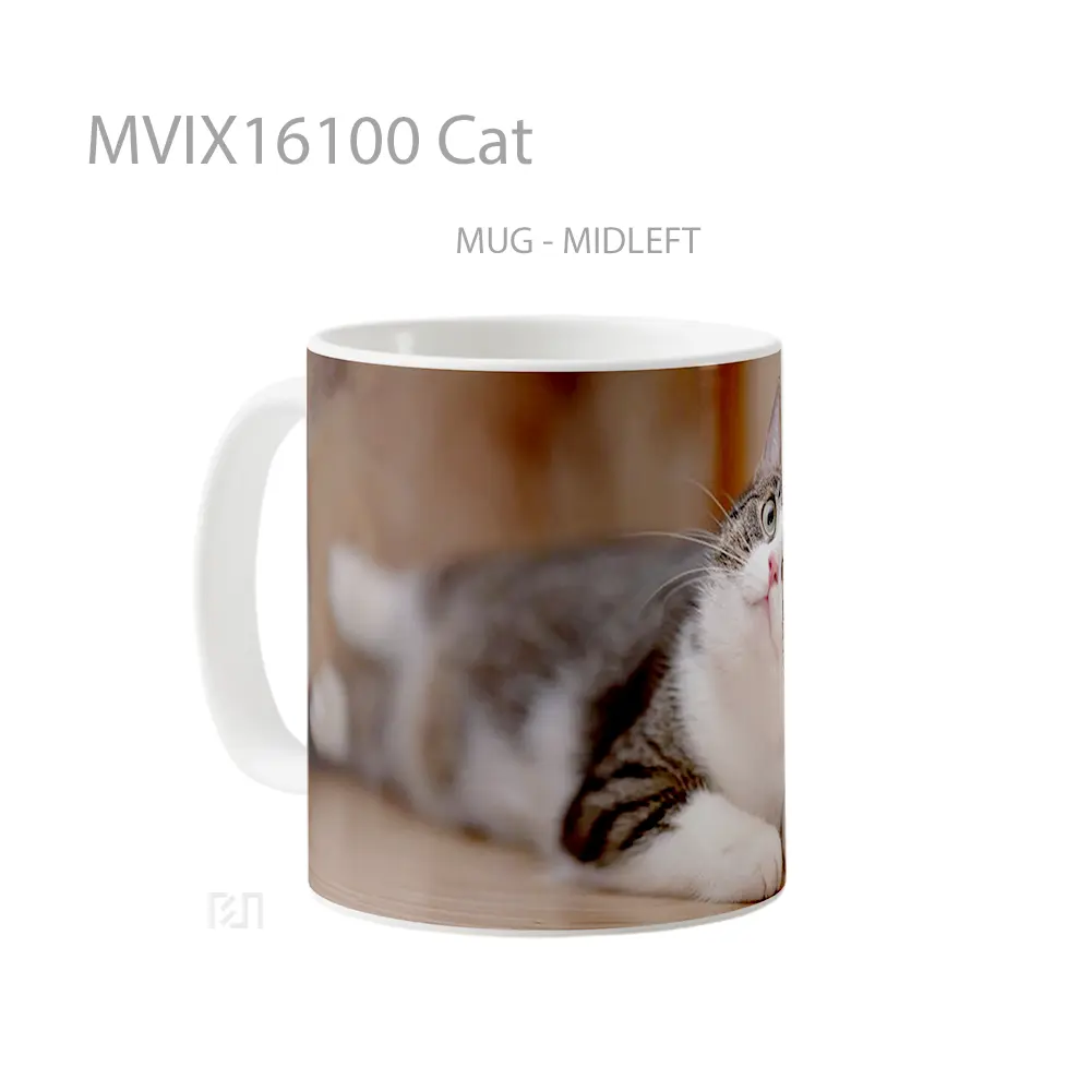Mug Cat Full Wrap Lanscape - All-side / Desain