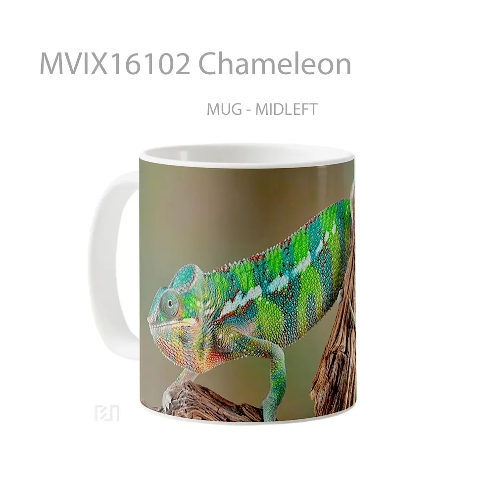 Mug Chameleon Full Wrap Lanscape - All-side / Desain