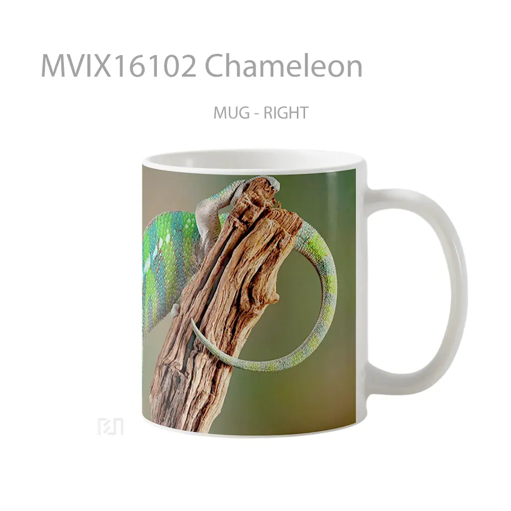 Mug Chameleon Full Wrap Lanscape - All-side / Desain