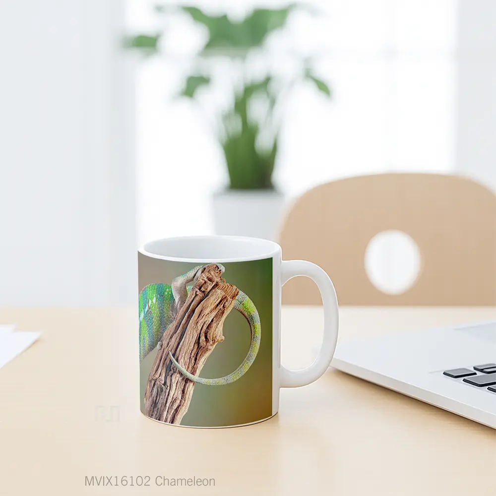 Mug Chameleon Full Wrap Lanscape - All-side / Desain