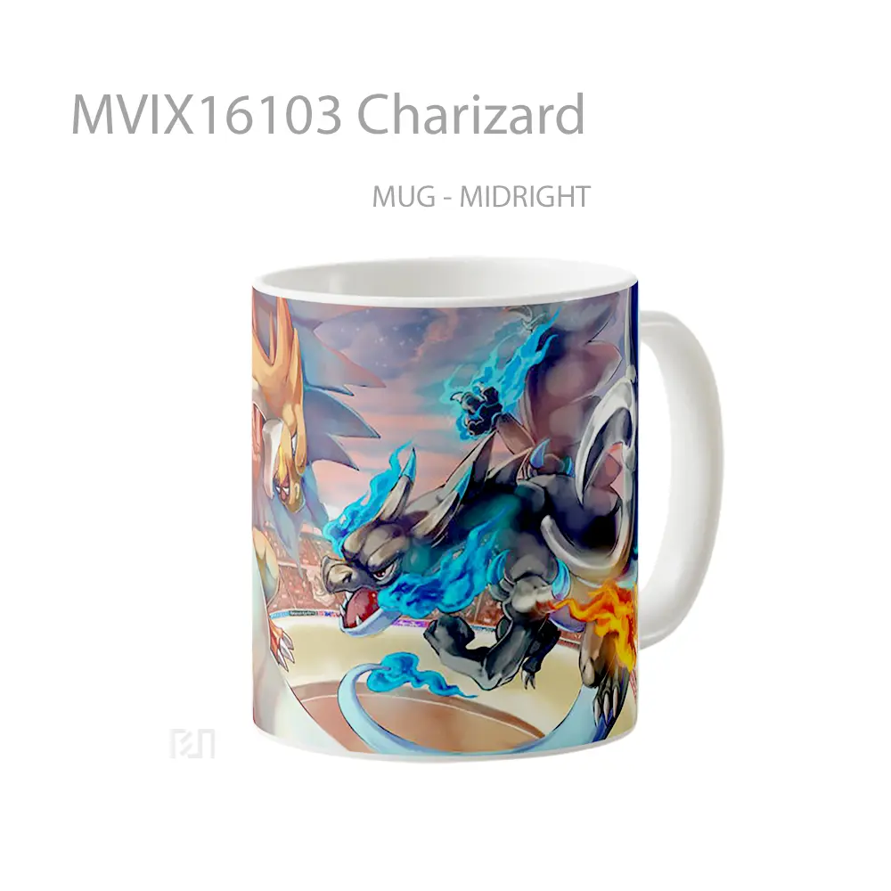 Mug Charizard Full Wrap Lanscape - All-side / Desain
