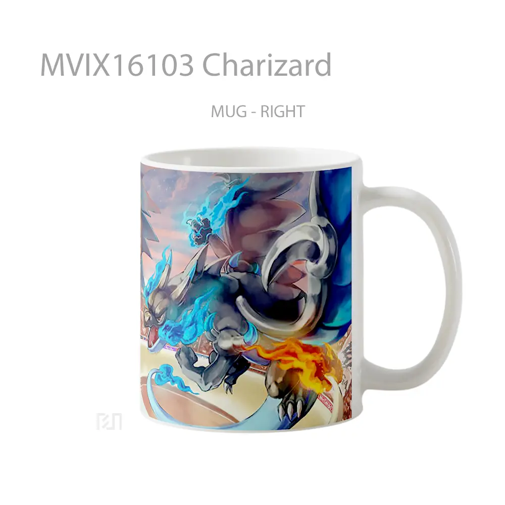 Mug Charizard Full Wrap Lanscape - All-side / Desain