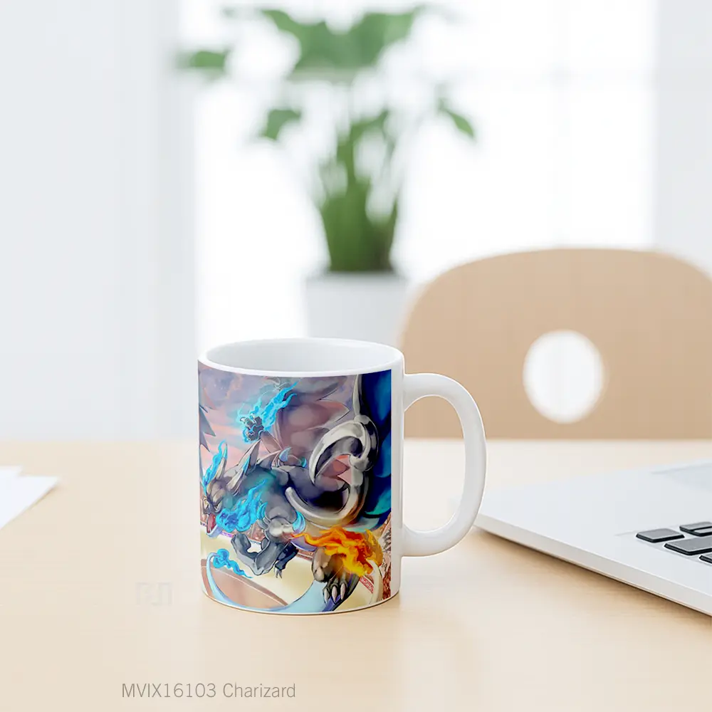 Mug Charizard Full Wrap Lanscape - All-side / Desain