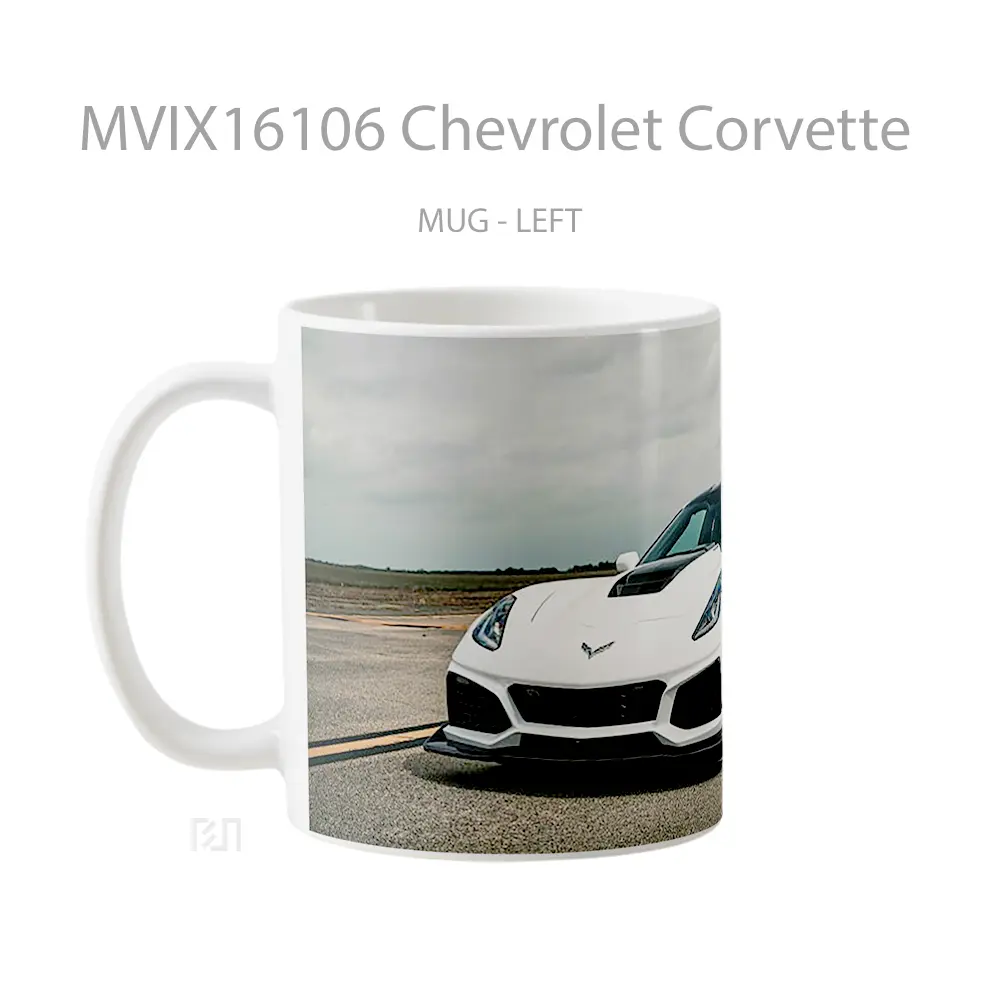 Mug Chevrolet Corvette Full Wrap Lanscape - All-side / Desain