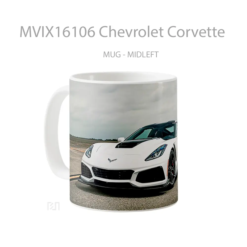 Mug Chevrolet Corvette Full Wrap Lanscape - All-side / Desain