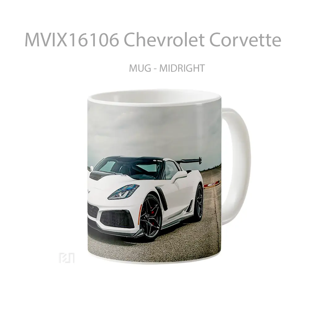Mug Chevrolet Corvette Full Wrap Lanscape - All-side / Desain