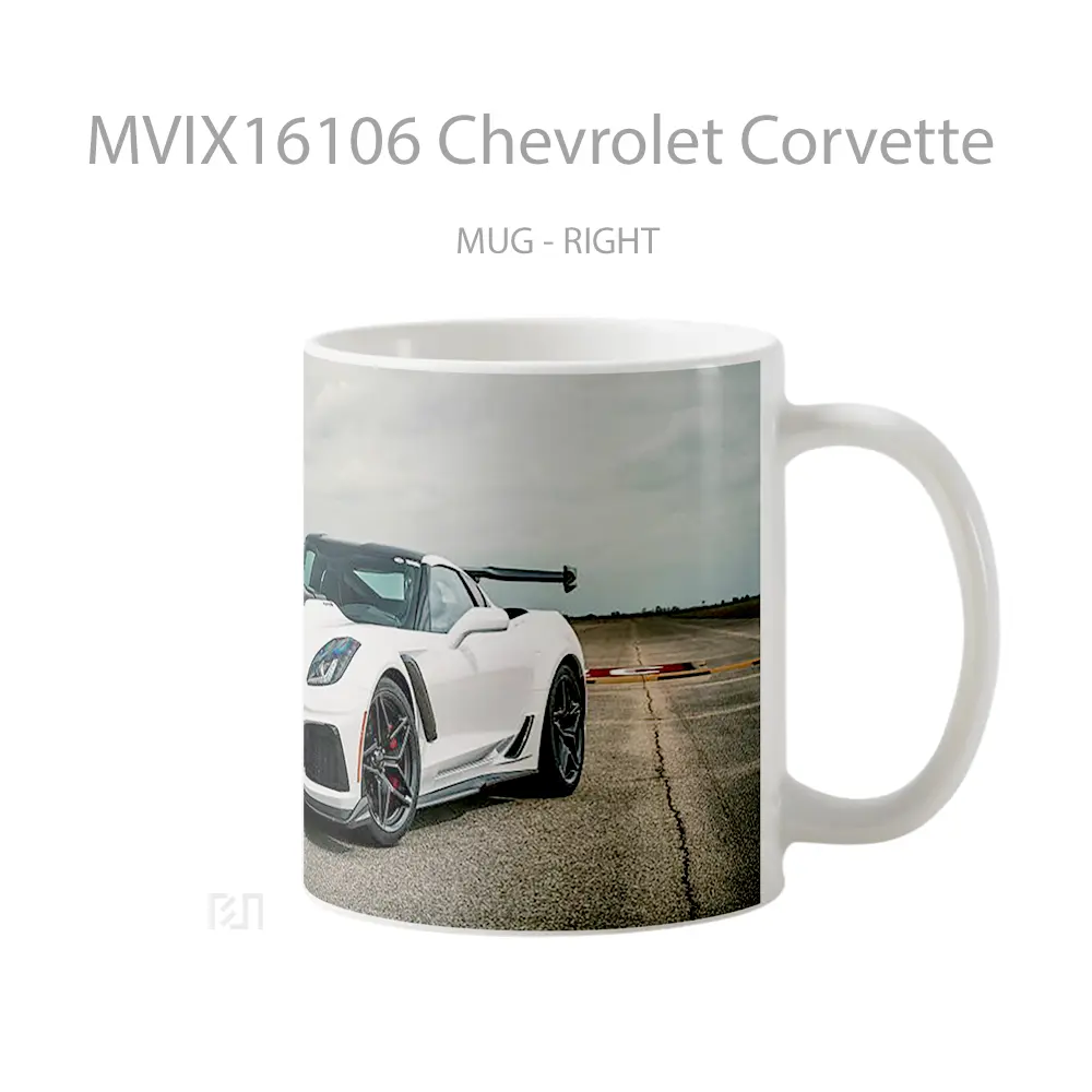 Mug Chevrolet Corvette Full Wrap Lanscape - All-side / Desain