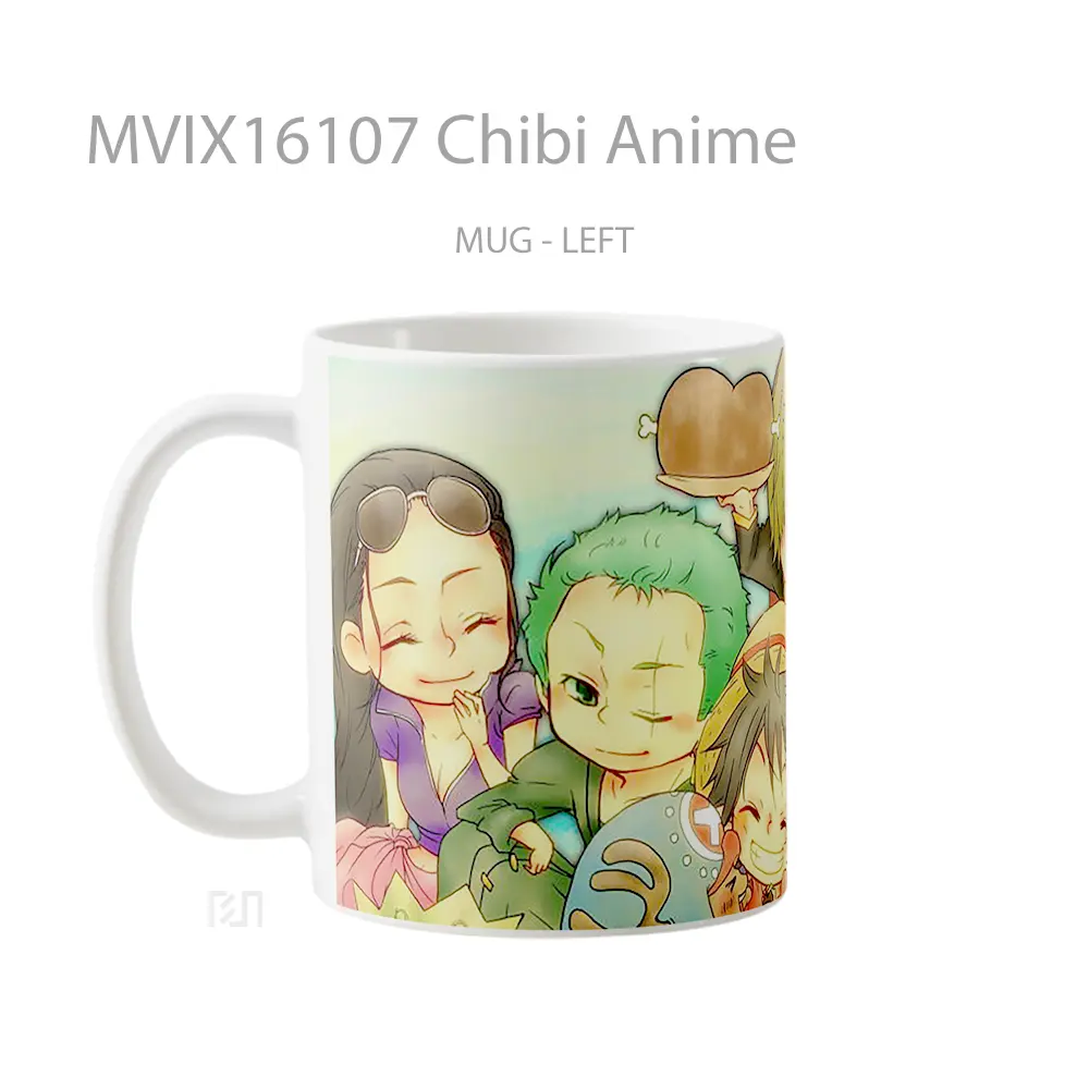 Mug Chibi Anime Full Wrap Lanscape - All-side / Desain