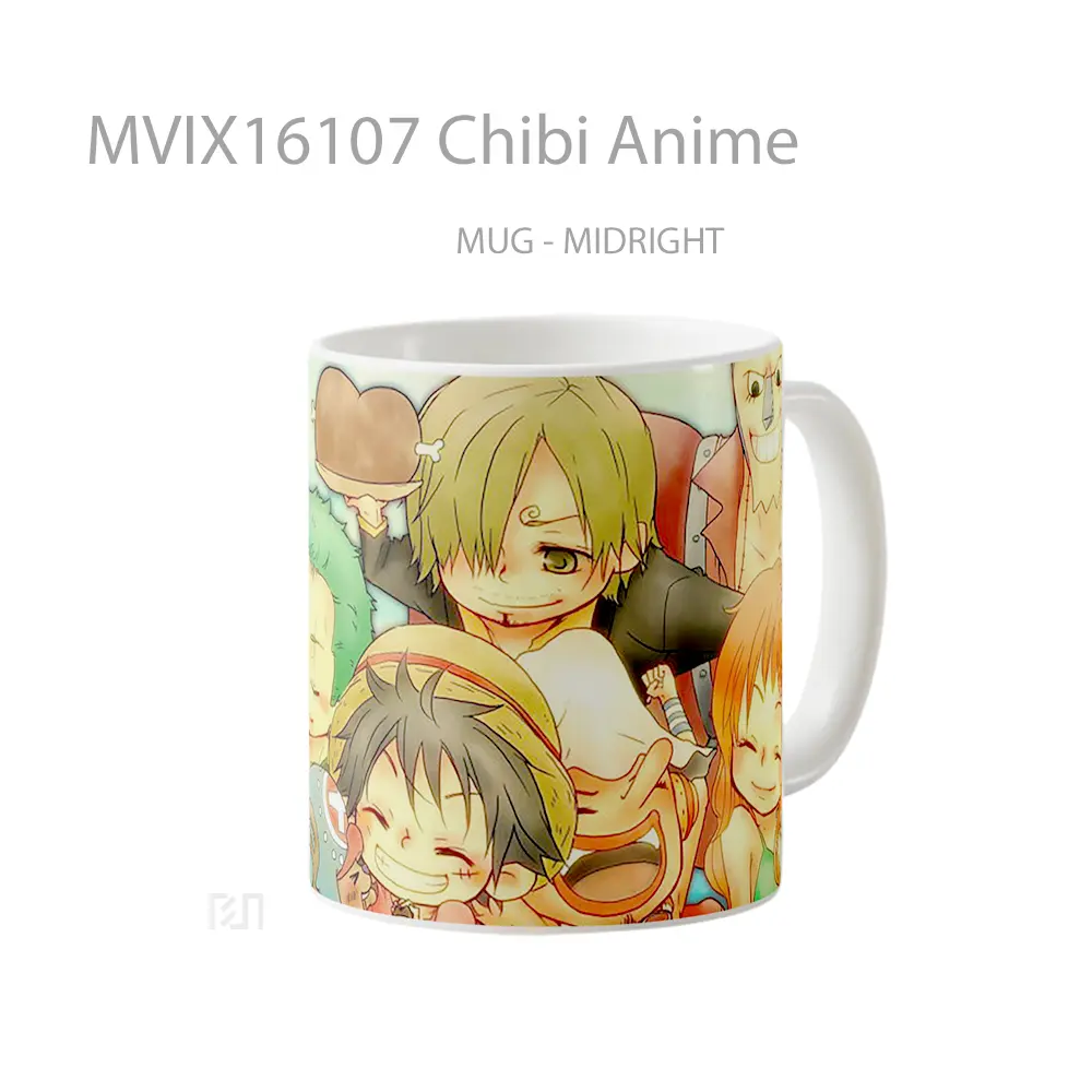 Mug Chibi Anime Full Wrap Lanscape - All-side / Desain