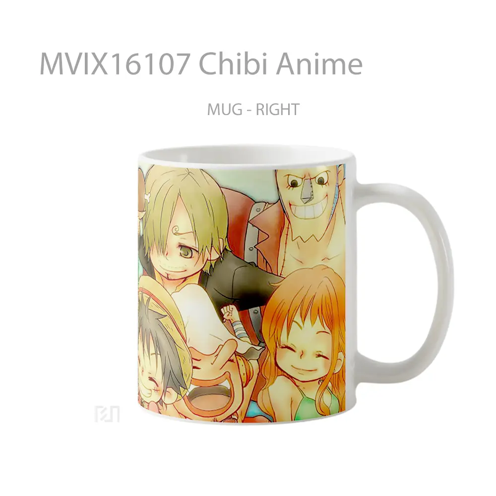 Mug Chibi Anime Full Wrap Lanscape - All-side / Desain