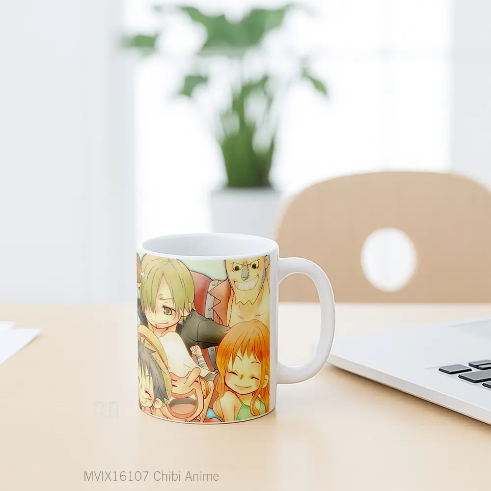 Mug Chibi Anime Full Wrap Lanscape - All-side / Desain