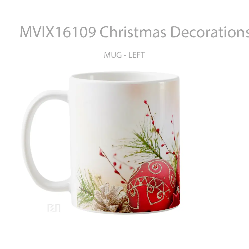 Mug Christmas Decorations Full Wrap Lanscape - All-side / Desain