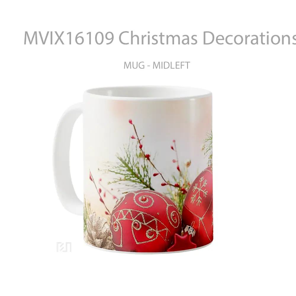 Mug Christmas Decorations Full Wrap Lanscape - All-side / Desain
