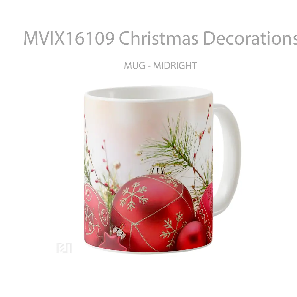 Mug Christmas Decorations Full Wrap Lanscape - All-side / Desain