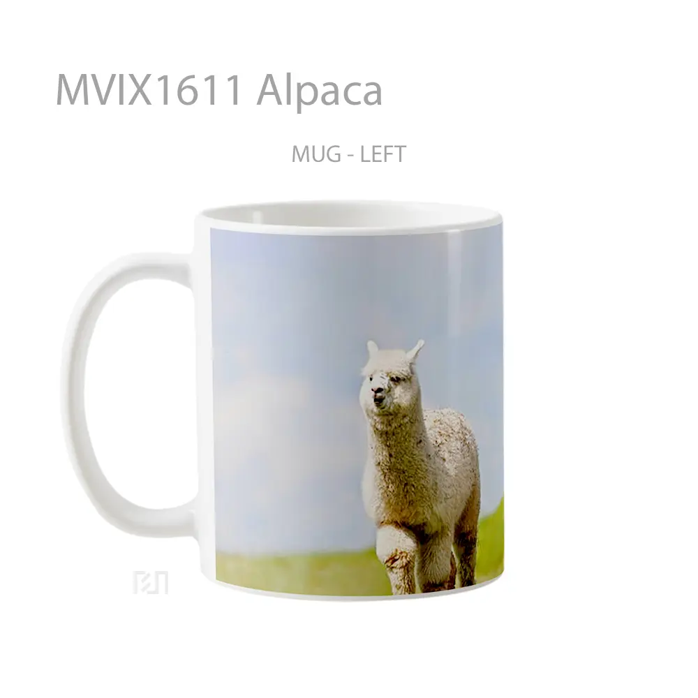 Mug Alpaca Full Wrap Lanscape - All-side / Desain