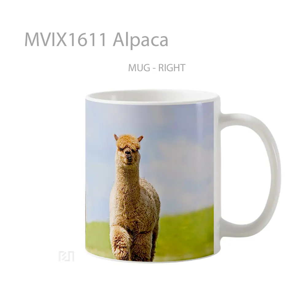 Mug Alpaca Full Wrap Lanscape - All-side / Desain
