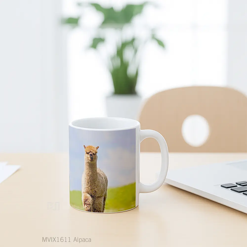 Mug Alpaca Full Wrap Lanscape - All-side / Desain