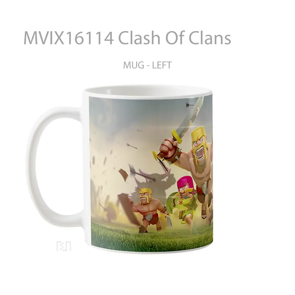 Mug Clash Of Clans Full Wrap Lanscape - All-side / Desain