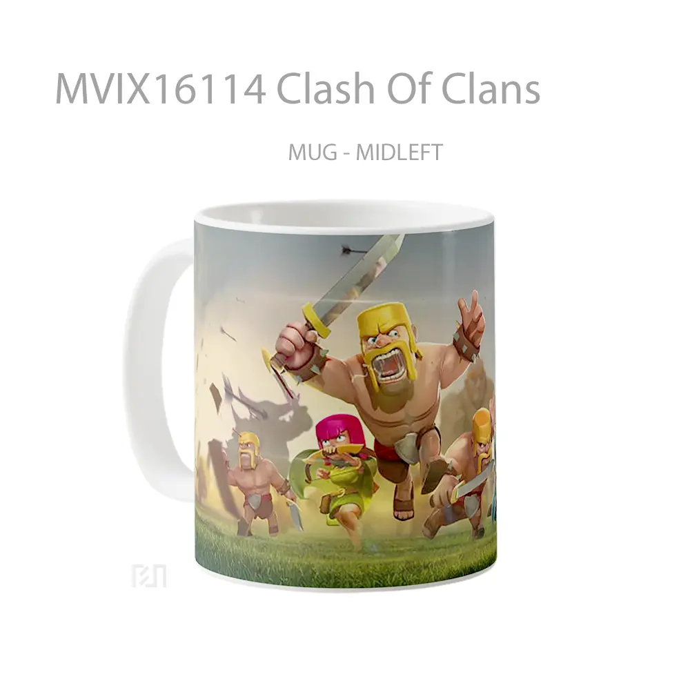 Mug Clash Of Clans Full Wrap Lanscape - All-side / Desain